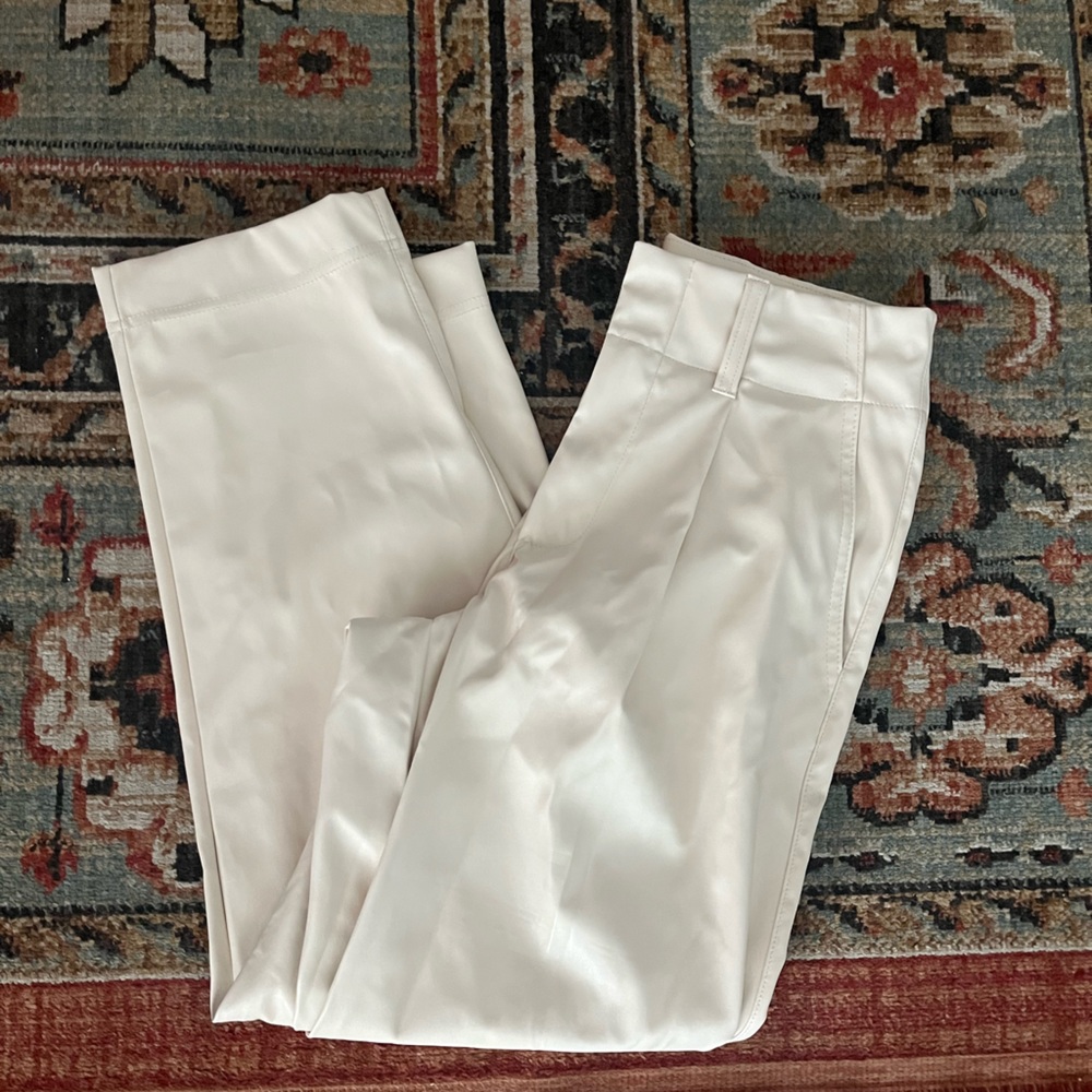 a new day faux leather trousers
